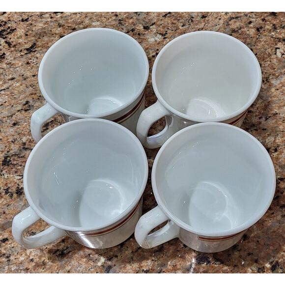 Corelle by Corning Cinnamon Or Chestnut Pattern (Set of 4) Mugs - Picture 4 of 16
